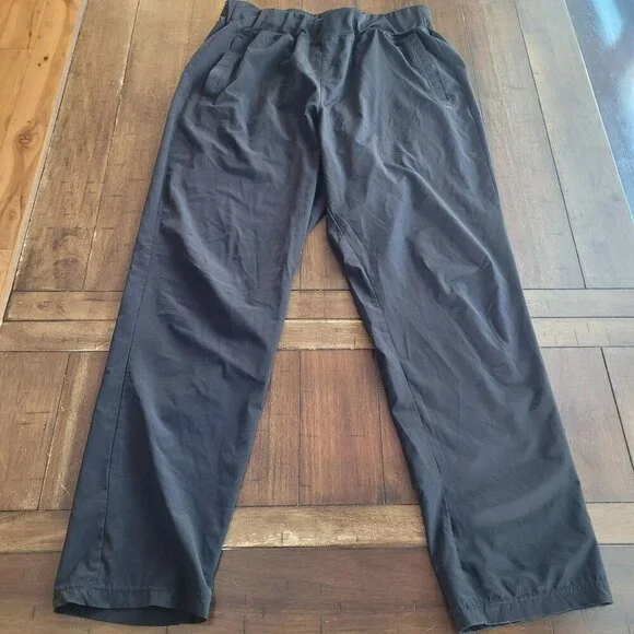 Jockey Sport Black Polyester Stretch Drawstring Pants L - Picture 1 of 6